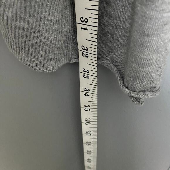 Aritzia Wilfred Light Gray Flaubert Silk Cashmere Open Front Cardigan XS - Picture 4 of 6